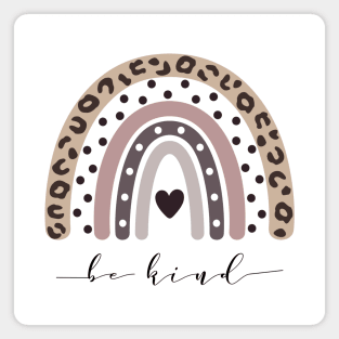 Be Kind Rainbow Boho Vintage Magnet